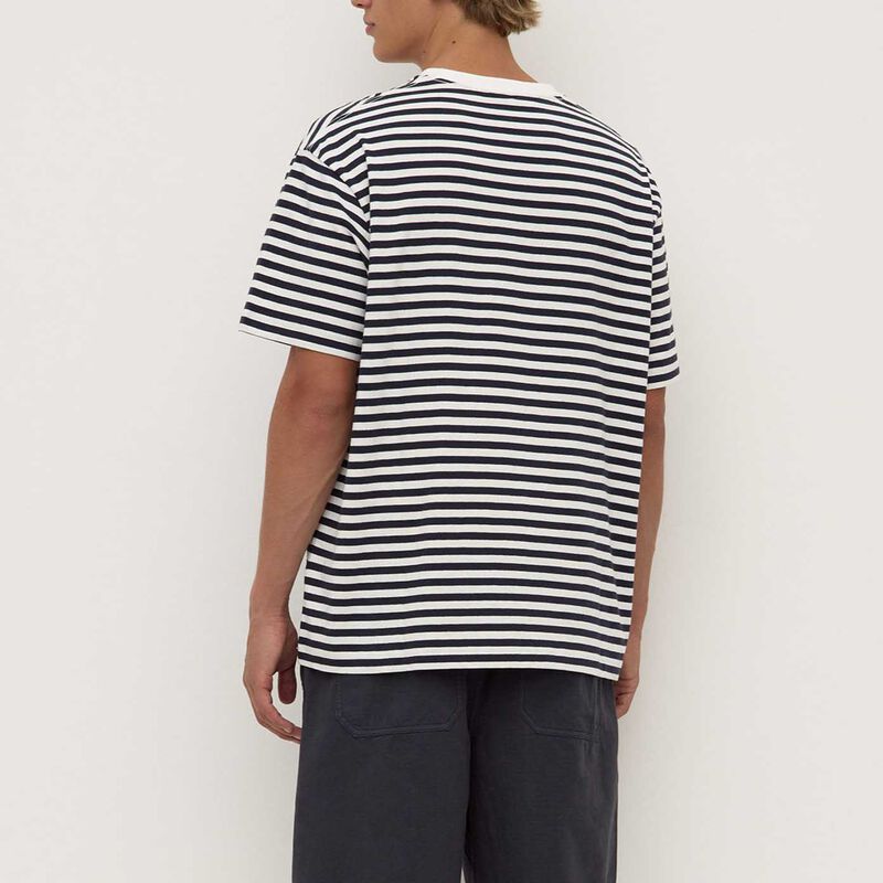 Assembly Label Grayson Stripe Tee True Navy/White image number 1